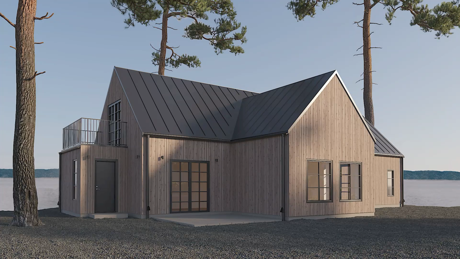 Lär dig om klimatskal med vårt 3D-hus