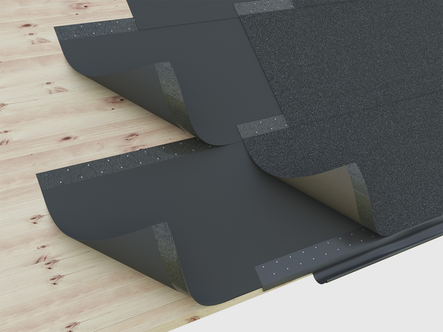 Underlagsduk till ytpapp självklistrande och takshingel