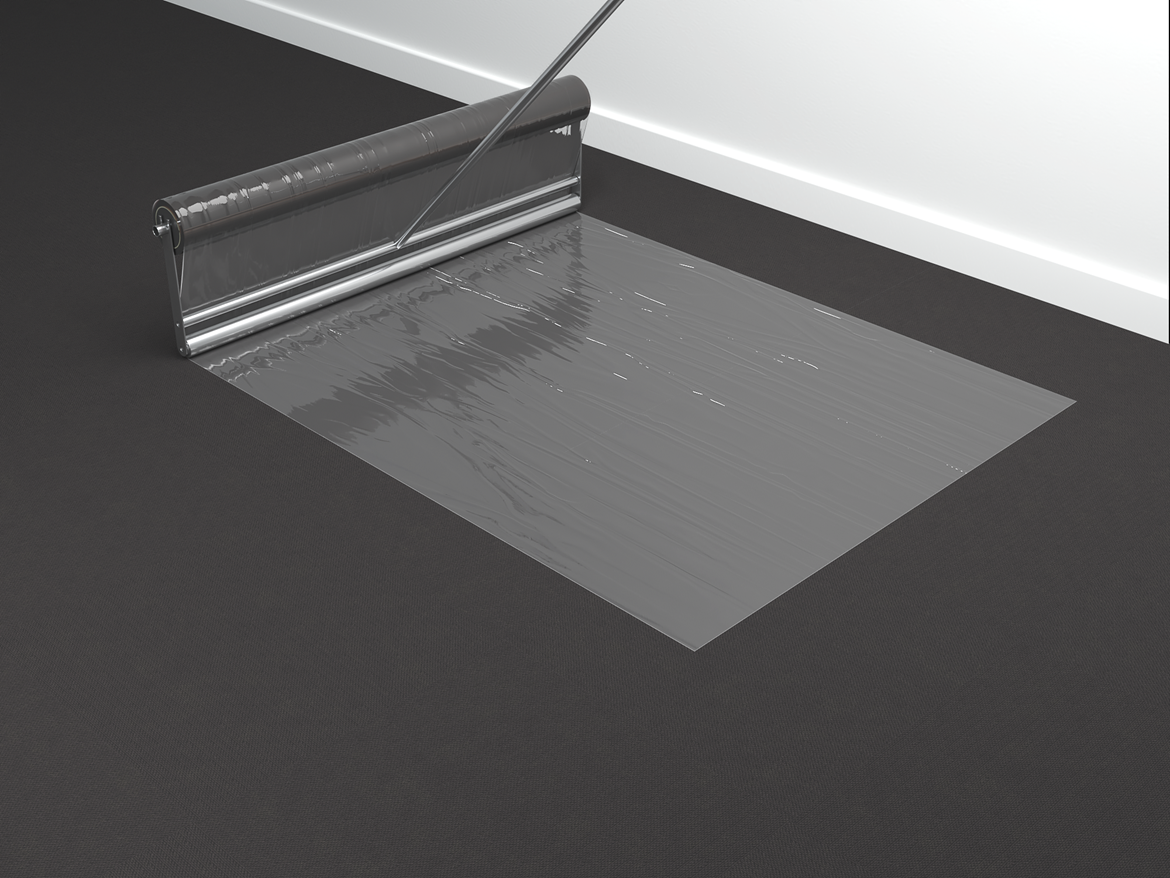 Mjuka golv med Textilskydd