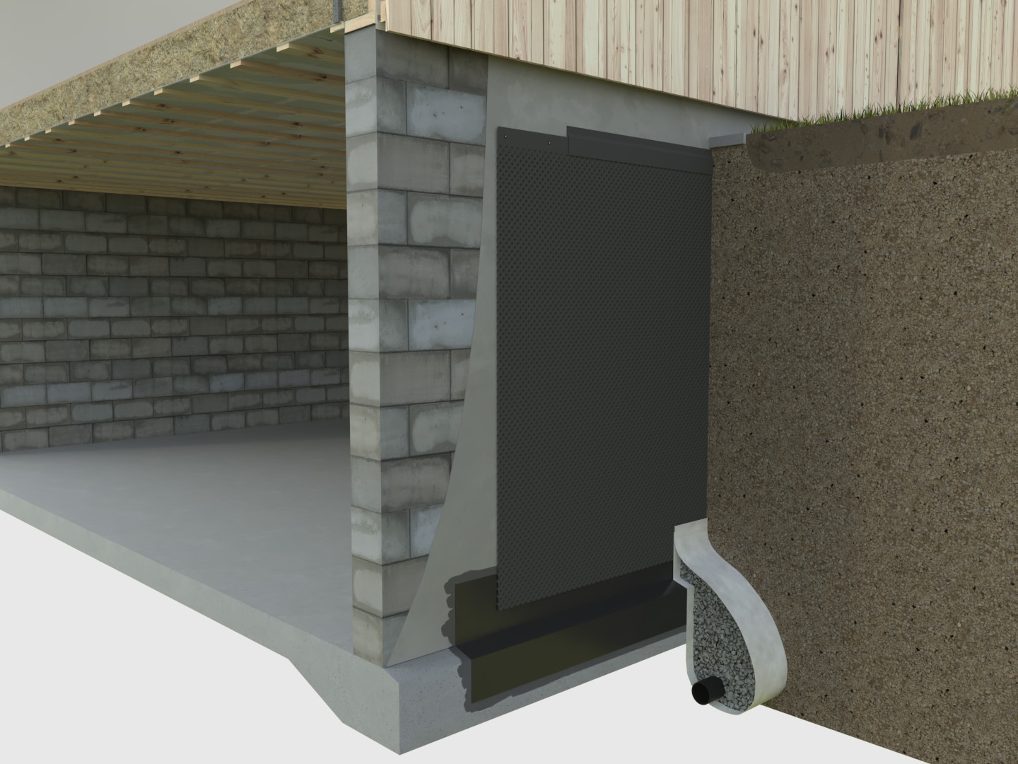 Fuktspärr källaryttervägg