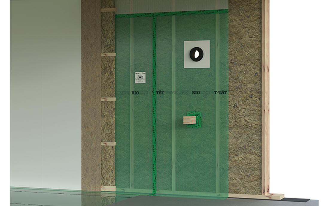 Byggbranschens första biobaserade luft- och ångspärr - T-Tät Standard BIO